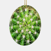 Green Cactus Dble-sided Ornament (Rechts)