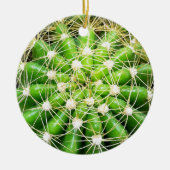 Green Cactus Dble-sided Ornament (Voorkant)