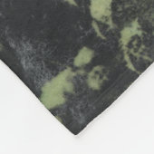 Green Cactus on Yellow Background Fleece Deken (Hoek)