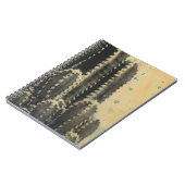 Green Cactus on Yellow Background Notitieboek (Linkerzijde)