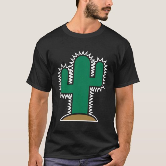 Green Cactus T-shirt (Voorkant)