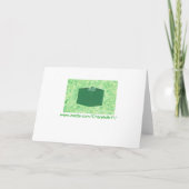 Green Cadeau Kerstmis Exchange Party nodigt uit (Achterkant)