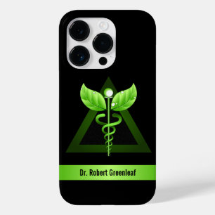 Green Caduceus Alternative Medicine Icon Case-Mate iPhone Case