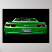 Green Camaro Poster (Voorkant)
