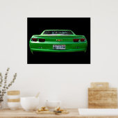 Green Camaro Poster (Keuken)