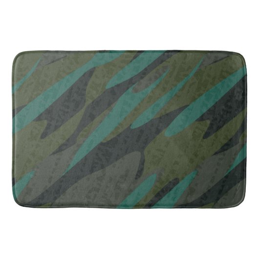 Green Camo Abstract Badmat (Voorkant)