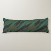 Green Camo Abstract Lichaamskussen (Voorkant)