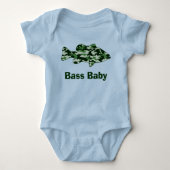 Green Camo Bass Gevist Romper (Voorkant)