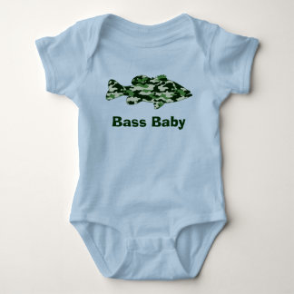 Green Camo Bass Gevist Romper