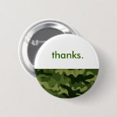 green_camo, bedankt. ronde button 5,7 cm (Voorkant /achterkant)