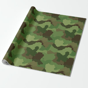 Green Camo Cadeaupapier