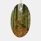Green Camo, Camouflage Deer Keramisch Ornament (Rechts)