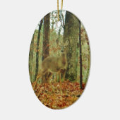 Green Camo, Camouflage Deer Keramisch Ornament (Links)