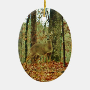 Green Camo, Camouflage Deer Keramisch Ornament
