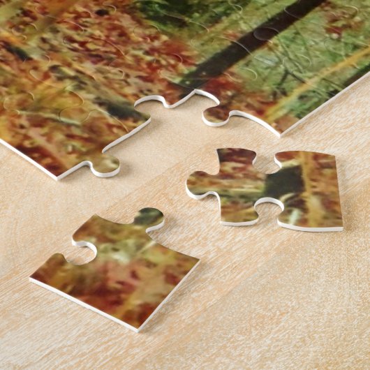 Green Camo, Camouflage Deer Legpuzzel (Zijkant)
