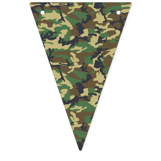 Green Camo | Camouflage Hunter Love Vlaggetjes (Tweede vlag)