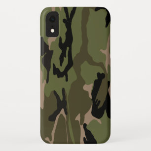 Green Camo iPhone XR Hoesje