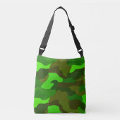 Green Camo Crossbody Tas (Voorkant)