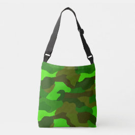 Green Camo Crossbody Tas