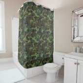 Green Camo Douchegordijn (In situ)
