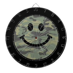 Green Camo Face Dartbord