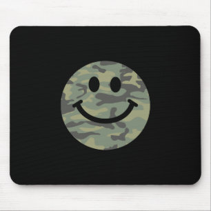 Green Camo Face Muismat