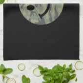Green Camo Face Theedoek (Gevouwen)