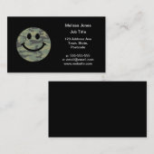 Green Camo Face Visitekaartje (Voorkant / Achterkant)