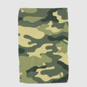 Green Camo Golfhanddoek (Voorkant)