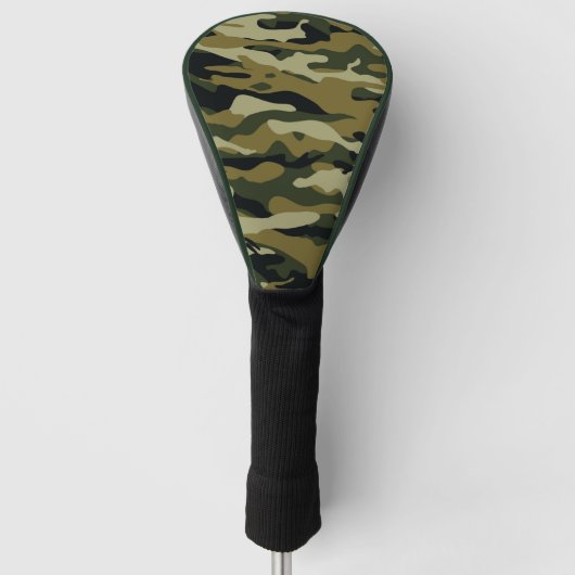 Green Camo Golfheadcover (Voorkant)