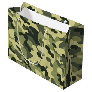 Green Camo Groot Cadeauzakje