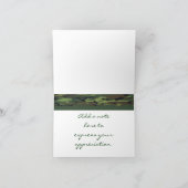 Green Camo - Hartelijk dank Bedankkaart (Binnen)