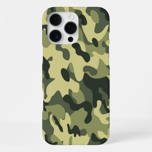 Green Camo iPhone Hoesje (Achterkant)
