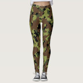 Green Camo Leggings (Voorkant)
