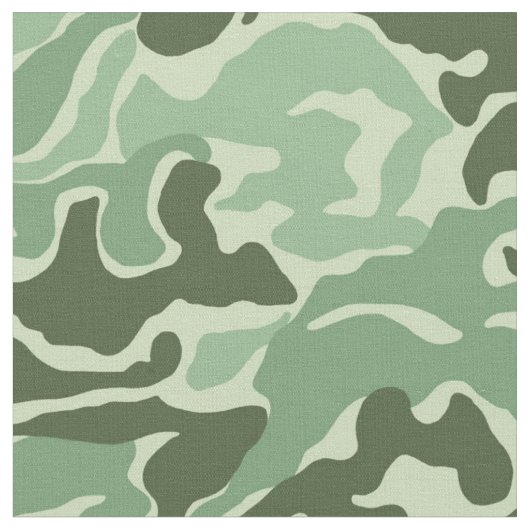 Green Camo Military Fabric Stof (Close Up)