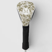 Green Camo | Monogrammen van het Camouflage Patter Golfheadcover (Voorkant)