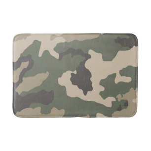 Green Camo Pattern Badmat
