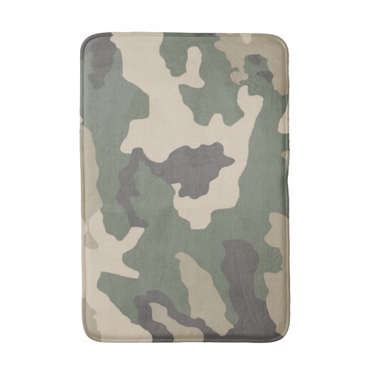 Green Camo Pattern Badmat (Voorkant Verticaal)