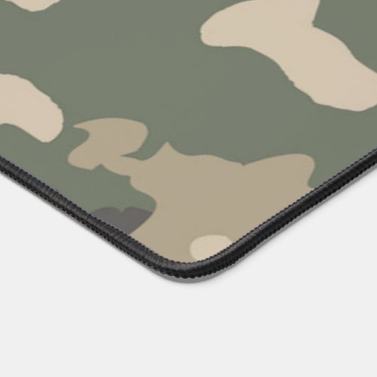 Green Camo Pattern Bureaumat (Hoek)