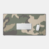 Green Camo Pattern Bureaumat (Keyboard & Muis)