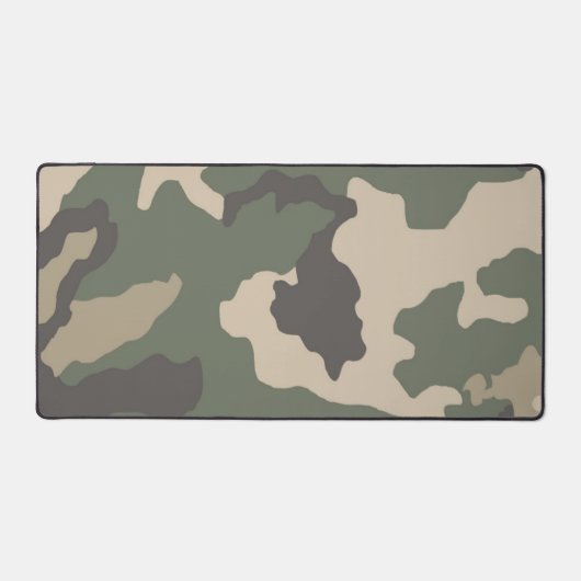 Green Camo Pattern Bureaumat (Voorkant)