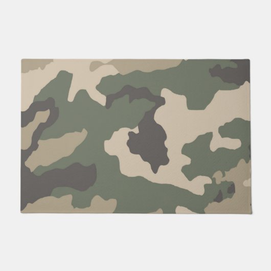 Green Camo Pattern Deurmat (Voorkant)