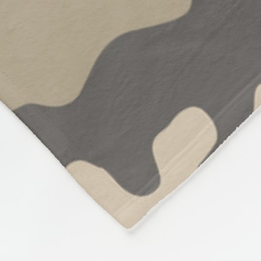 Green Camo Pattern Fleece Deken (Hoek)