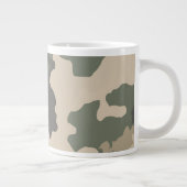 Green Camo Pattern Grote Koffiekop (Rechts)