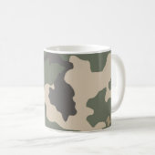 Green Camo Pattern Koffiemok (Voorkant rechts)