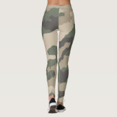 Green Camo Pattern Leggings (Achterkant)