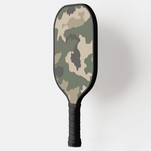 Green Camo Pattern Pickleball Paddle (Links)