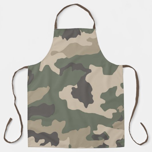 Green Camo Pattern Schort (Voorkant)