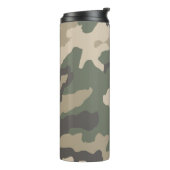 Green Camo Pattern Thermosbeker (Gedraaid links)