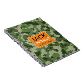 Green Camo School-laptop Notitieboek (Rechterzijde)